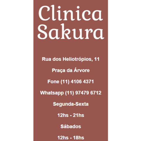 "Clinica de Massagem Sakura"