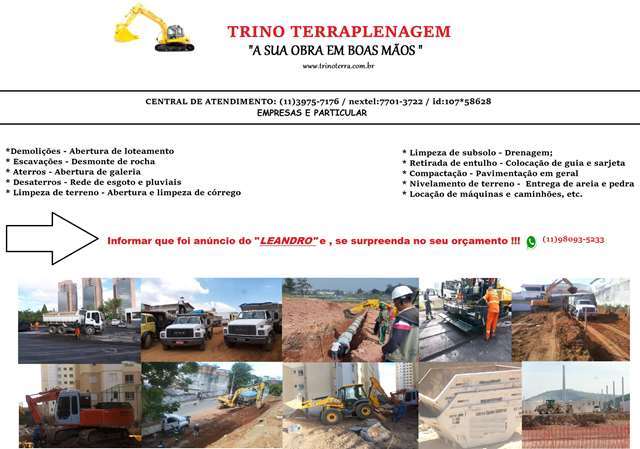 "TRINO TERRAPLENAGEM"