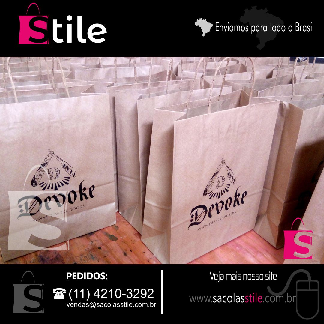 Sacolas Stile - Embalagens Personalizadas foto 1