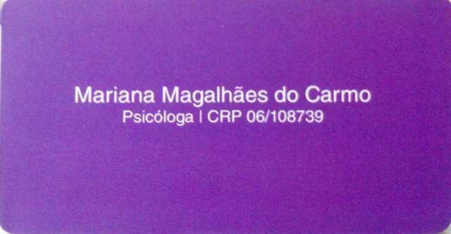 "Consultório de Psicologia Mariana Carmo"