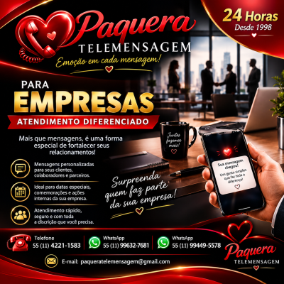 Agencia Paquera Telemensagem 24horas com você foto 2