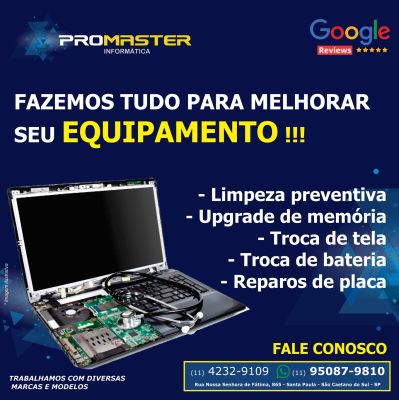 ProMaster Informática - Assistência Técnica Especializada foto 2