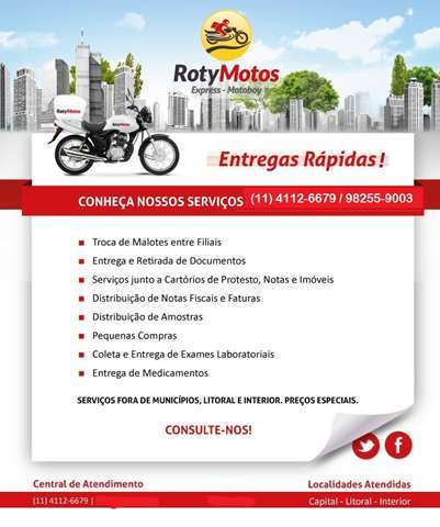 Imagens do Rotymotos Express, bairro Butant