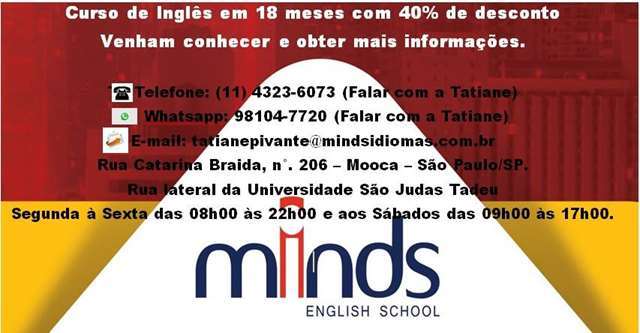 Imagens do Minds English School - Mooca, bairro Mooca