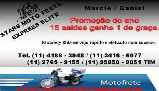 Imagens do Stars Motofrete, bairro Leopoldina - Carapicuiba